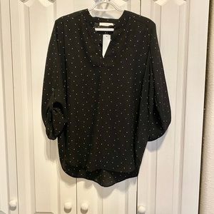 Lush polka dot blouse